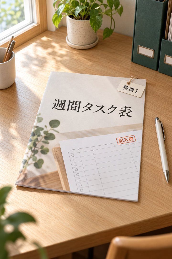 25日までの週間タスク表