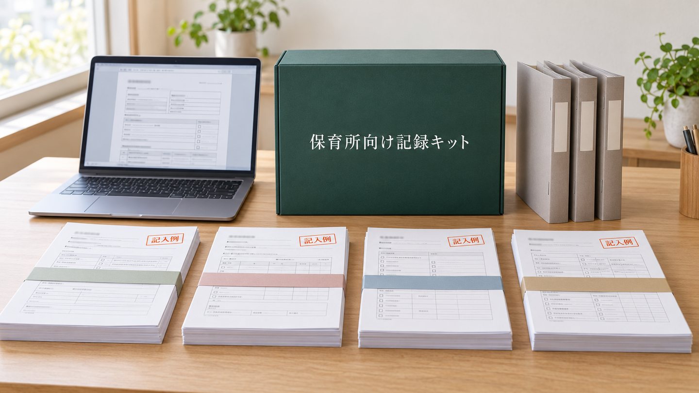 パッケージの全体：4つの書式集と3つの特典